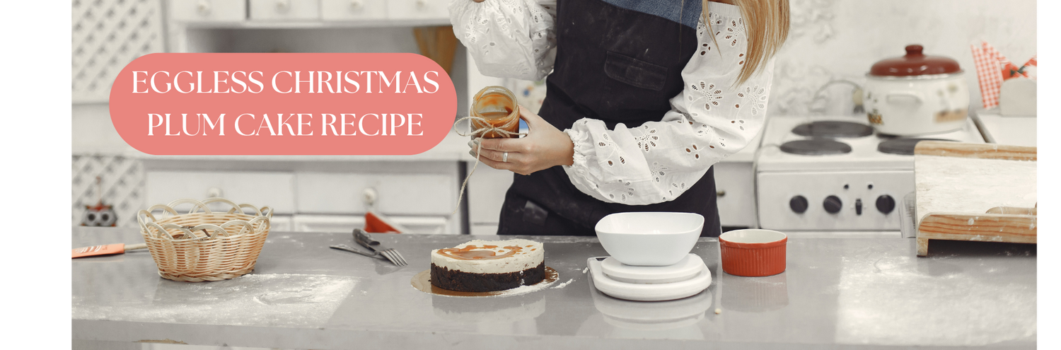 Eggless Christmas Plum Cake Recipe - Creme Castle