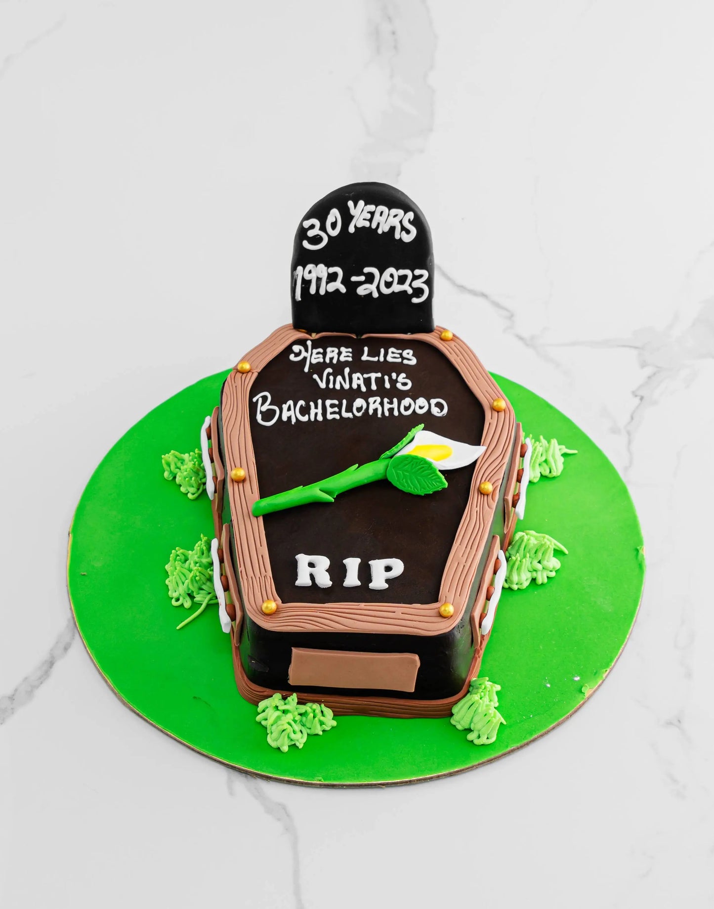 Rest in Peace Cake - Creme Castle