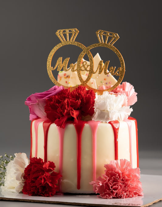 Real Flowers on Cake 2