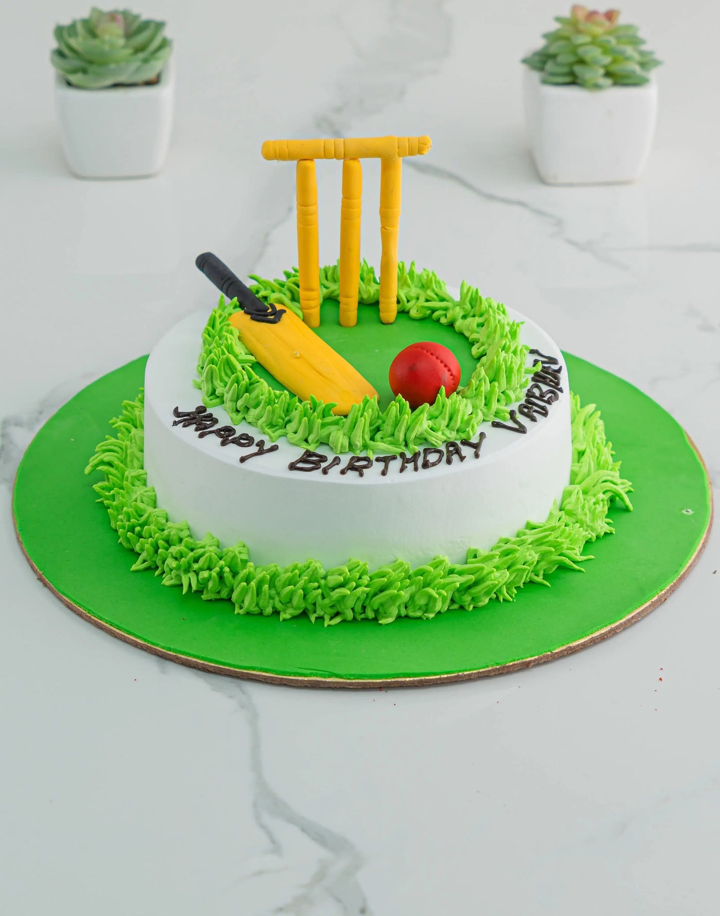 Cricket Fan Birthday Cake