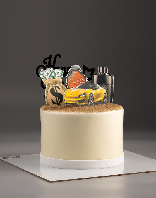 Luxury Theme Car Cake