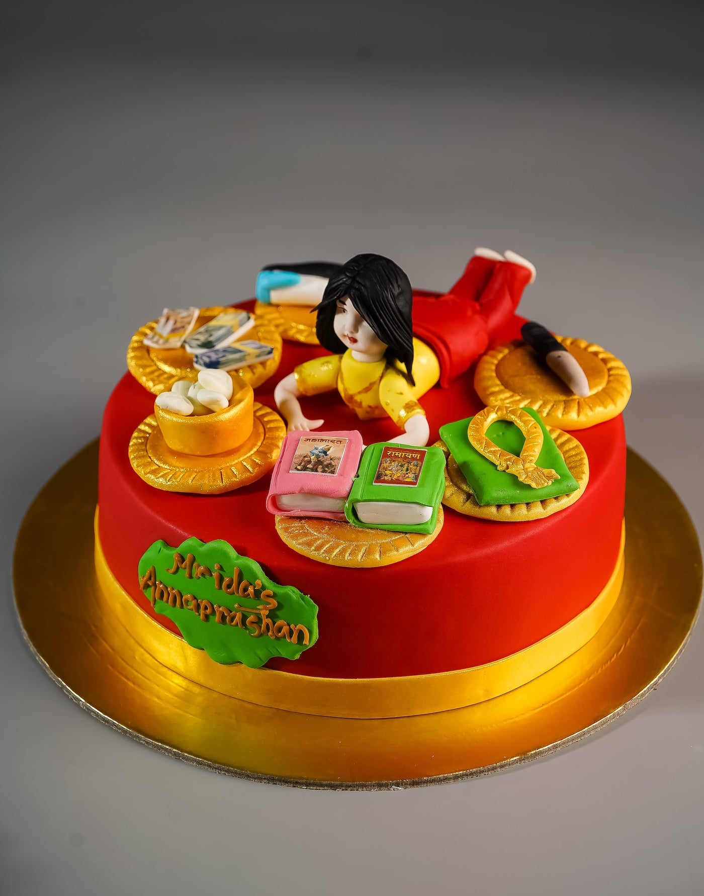 Annaprasan Girl Design Cake