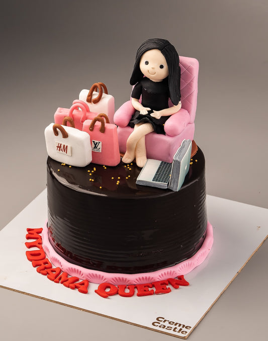 Shopaholic Queen Cake