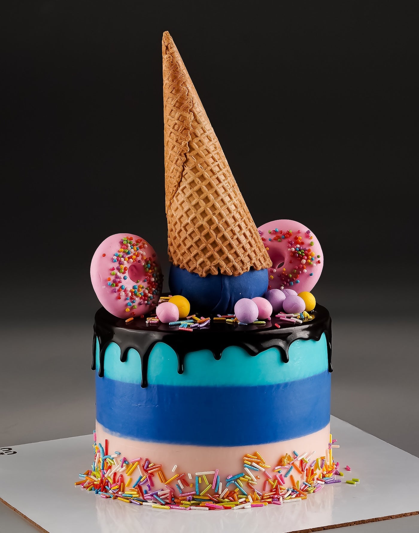 Donuts and Candy Cake