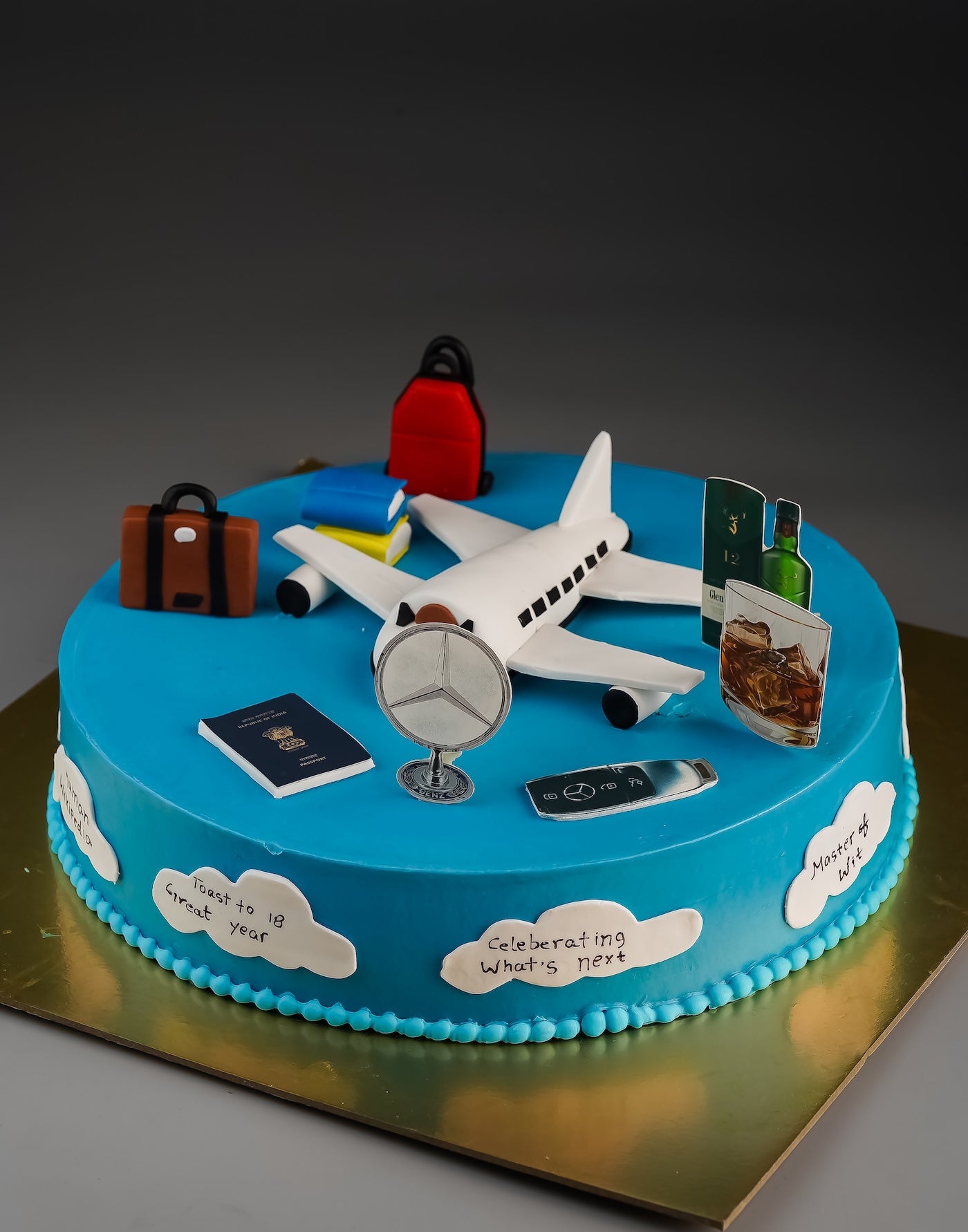 India USA Farewell Cake