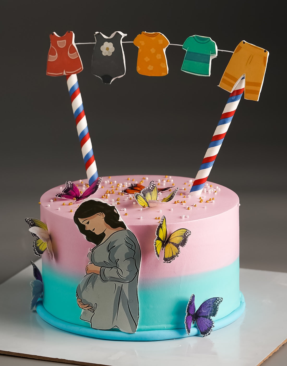 Mom TO be Cake