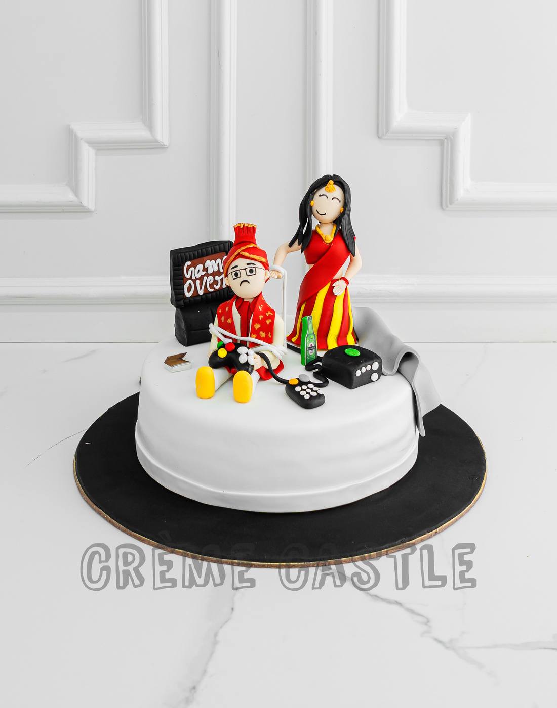 Happy Married Life Cake - Creme Castle