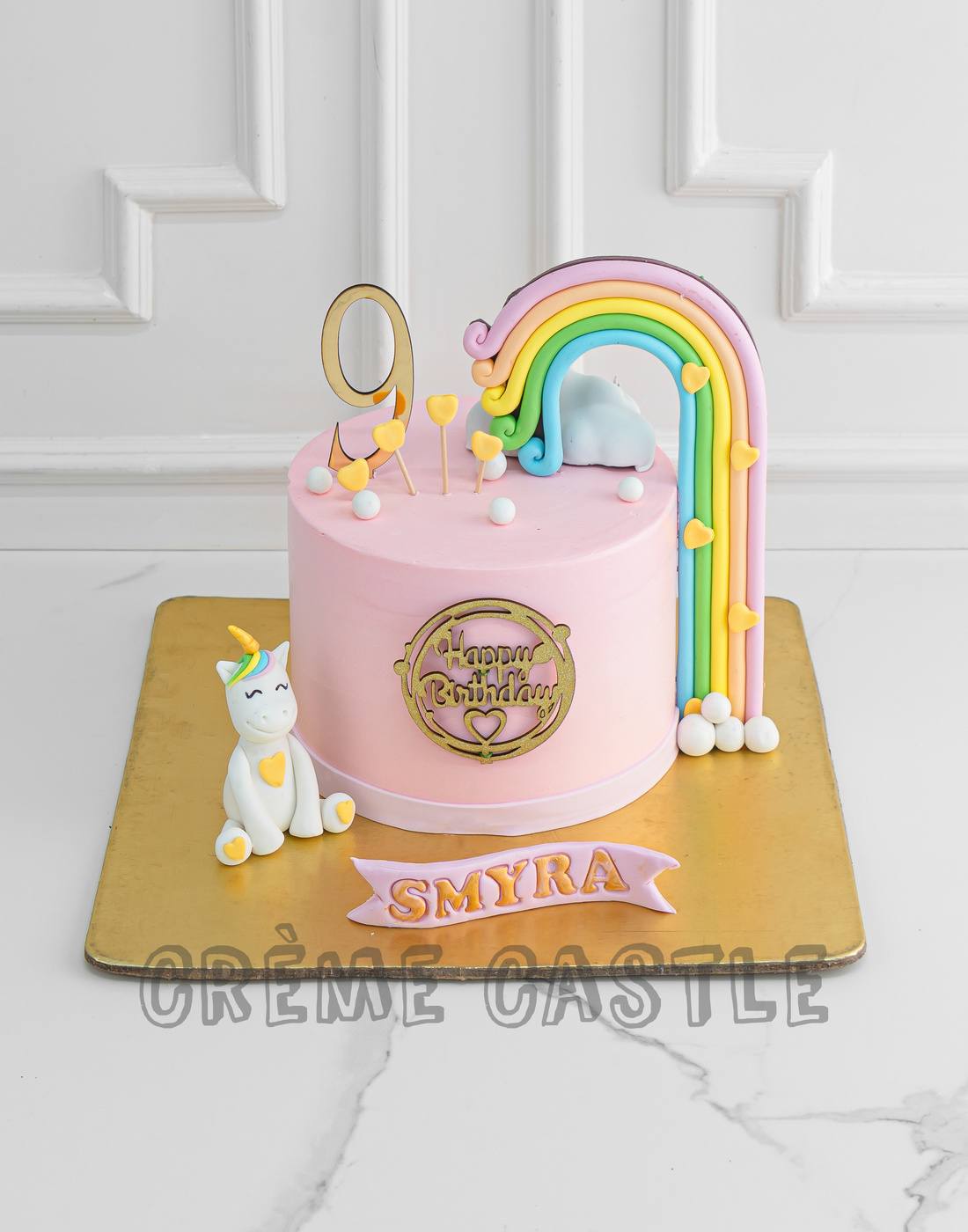 Birthday Rainbow Unicorn Cake