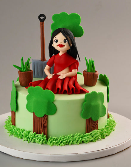 Cake for Gardening Lover Mom