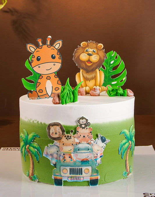 Jungle Safari Cake - Creme Castle