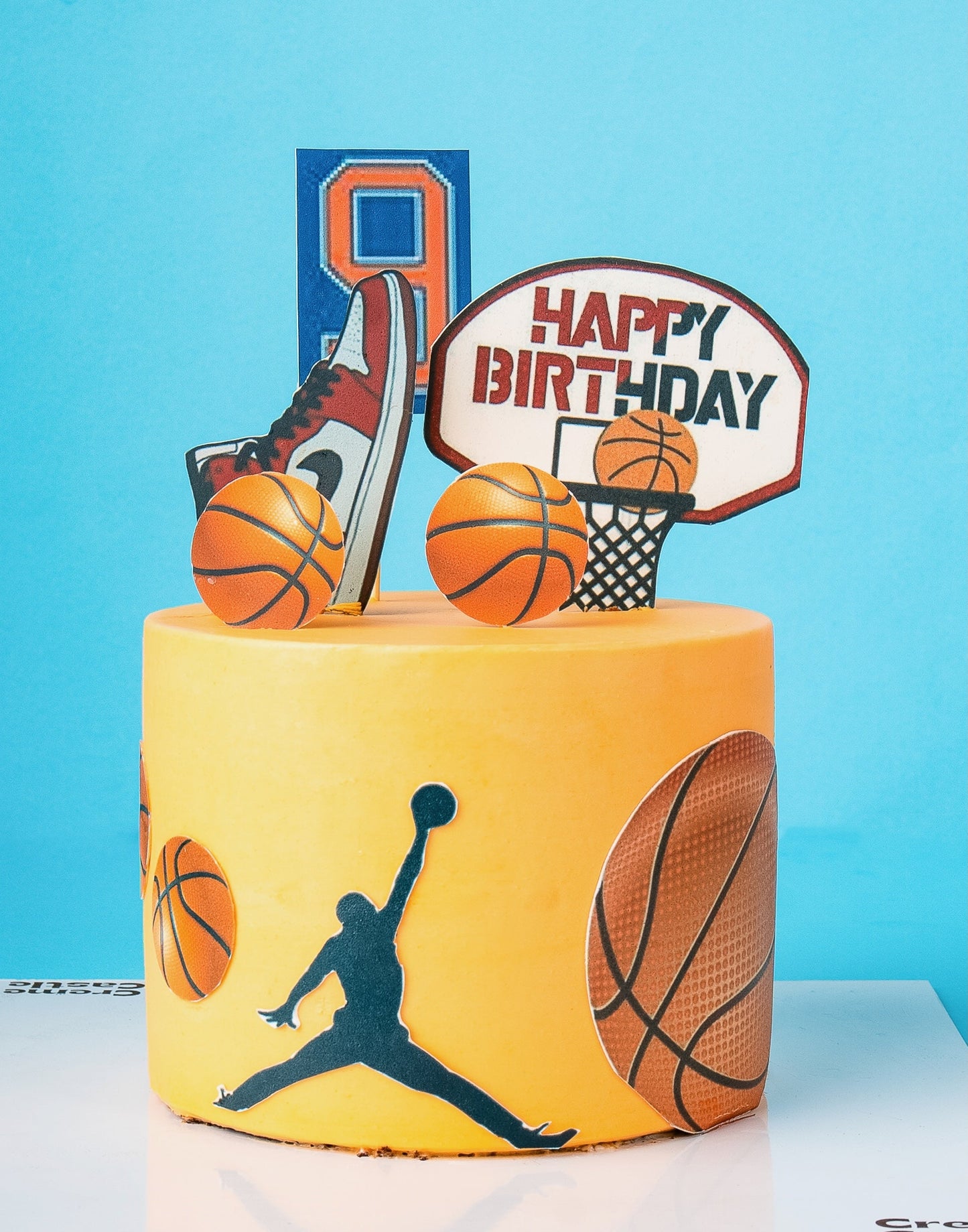 Basket and Sneaker Cake - Creme Castle