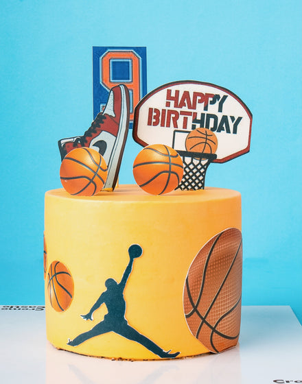 Basket and Sneaker Cake - Creme Castle