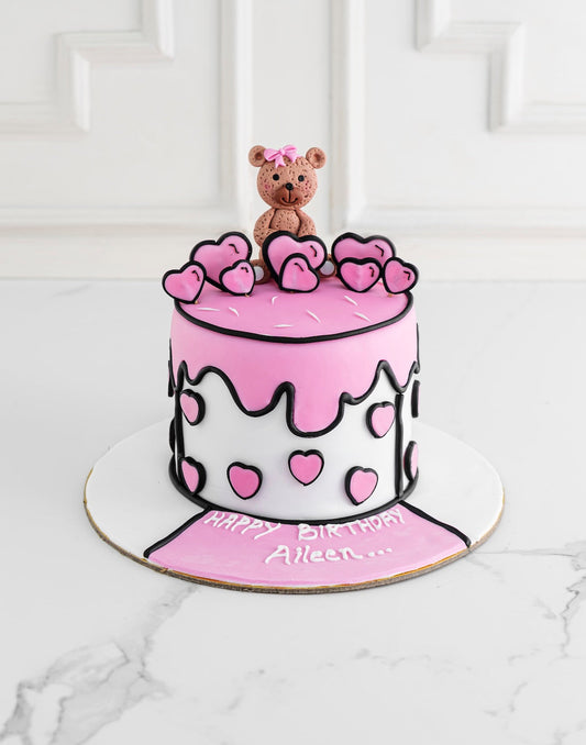 Comic Teddy Theme Cake