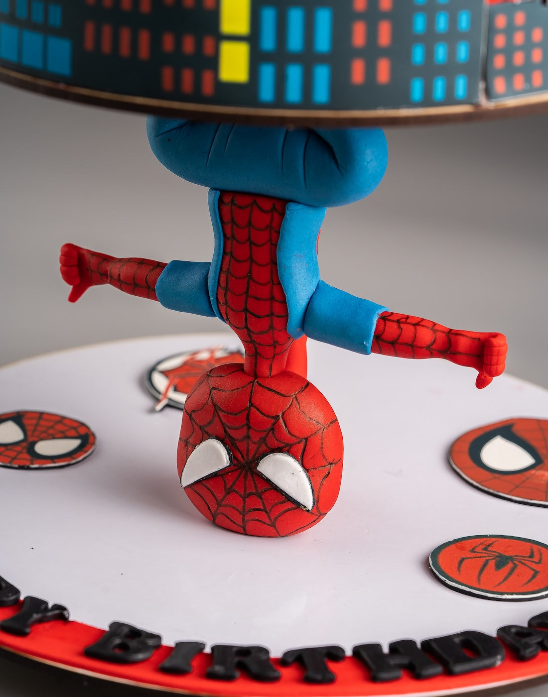 Spiderman Anti Gravity Cake