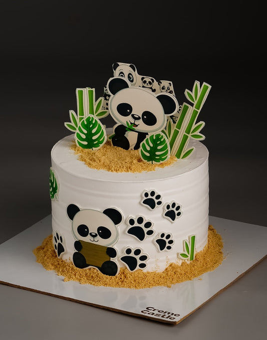 Panda Bamboo Cake