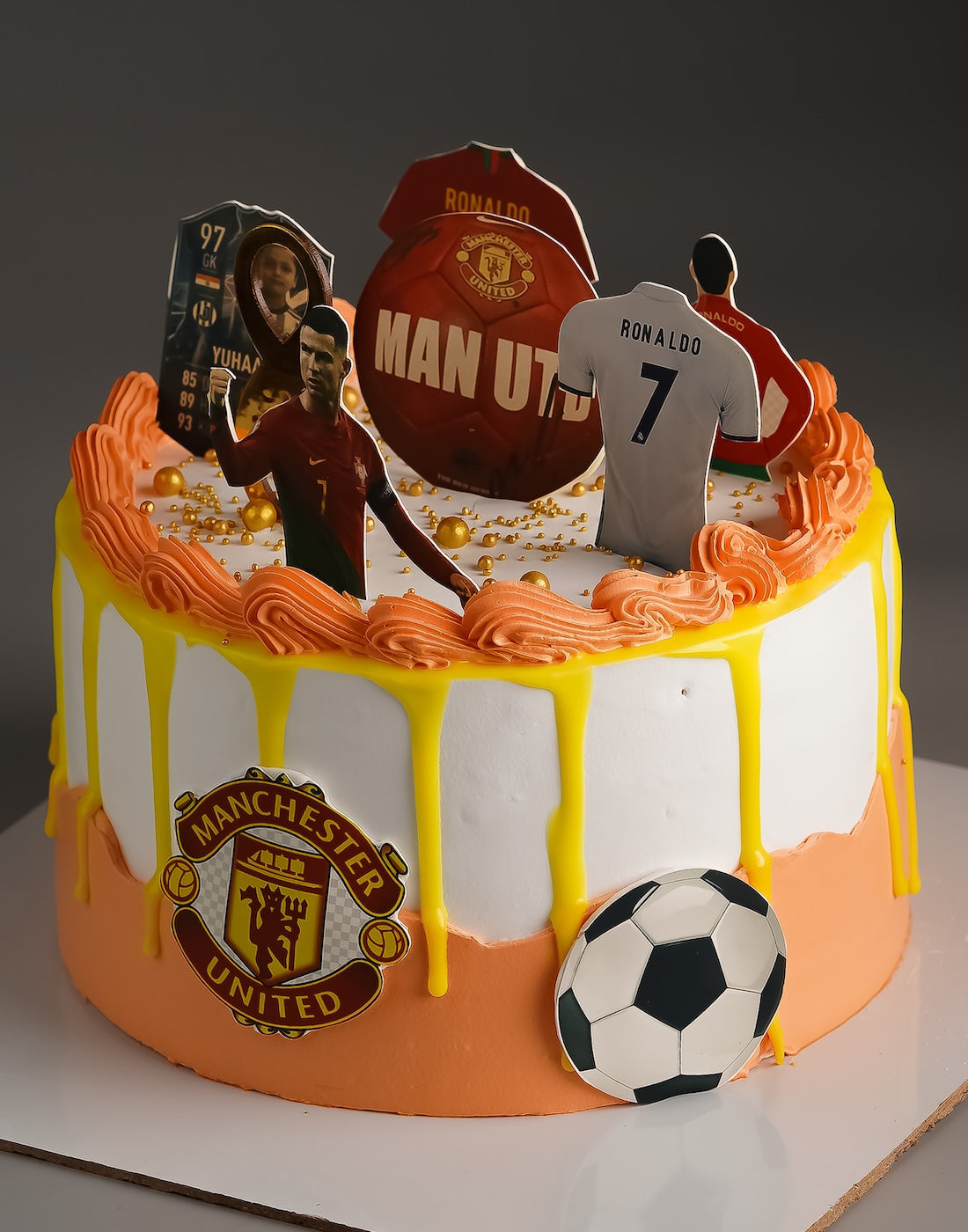 Order Football Drip Cake Online from Creme Castle