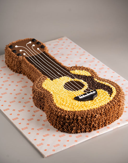 Guitar Shape Cake