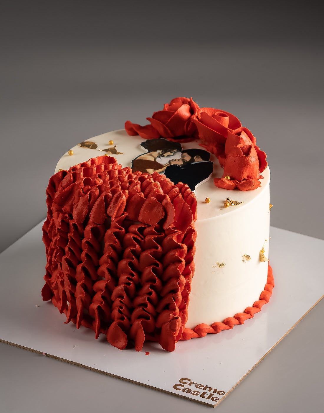 Couple Proposal Cake