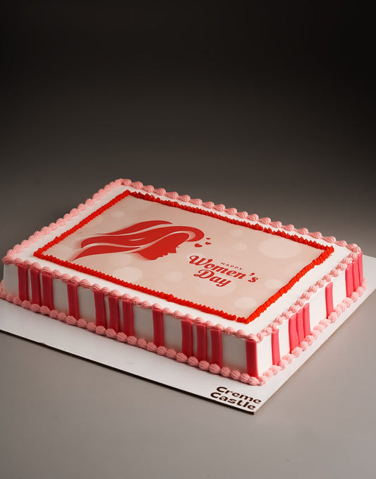 Womens Day Photo Cake