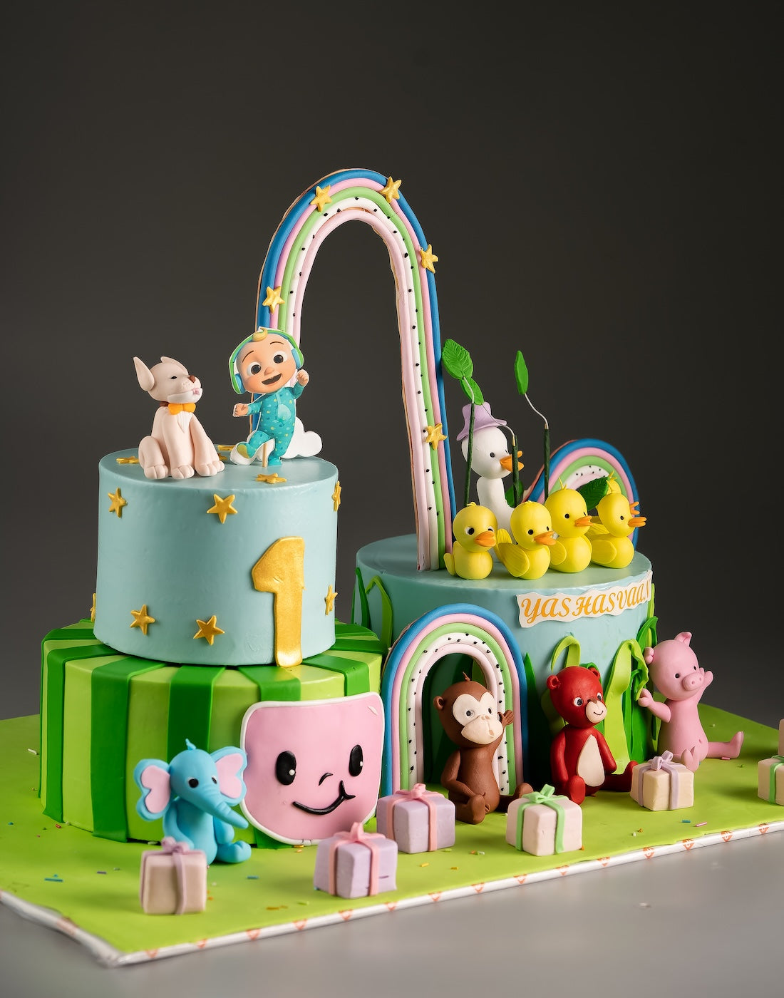 Twin Birthday Party Cake