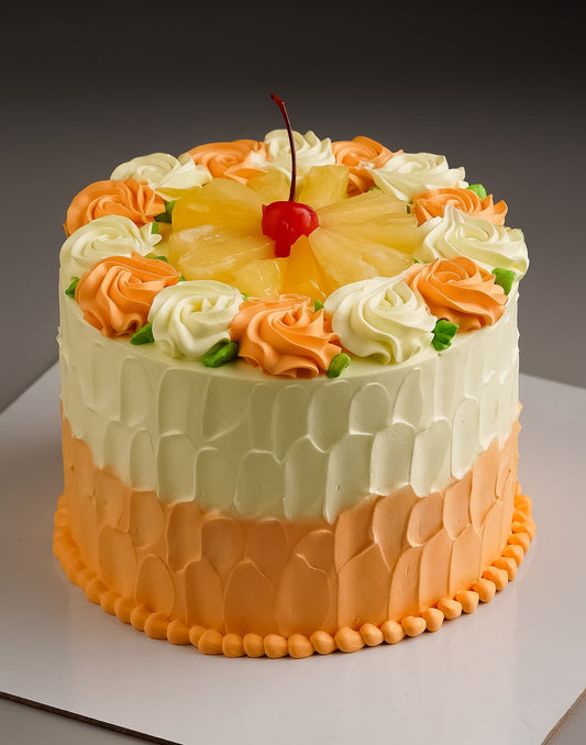 Floral Pineapple Cake