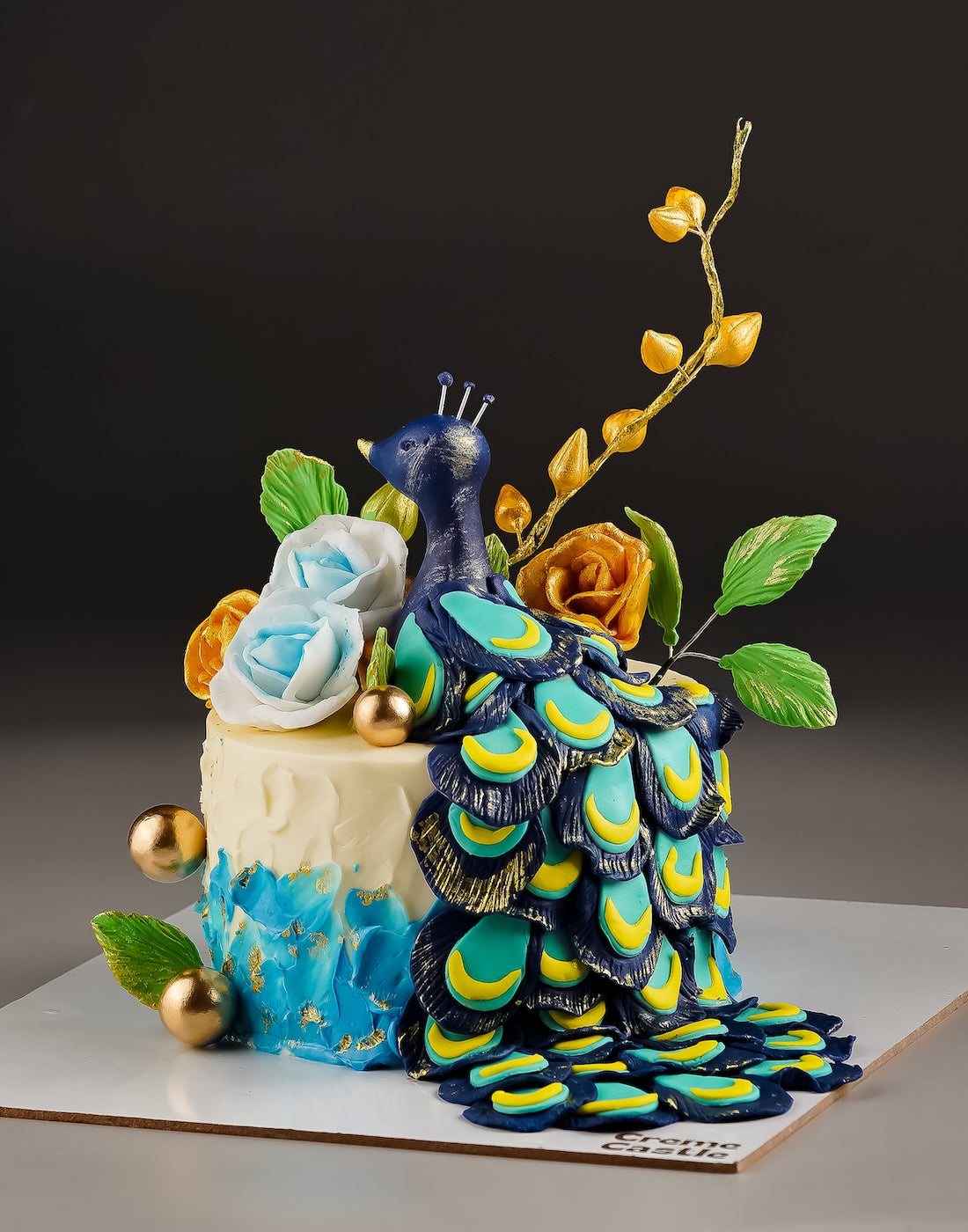 Peacock Theme Cake