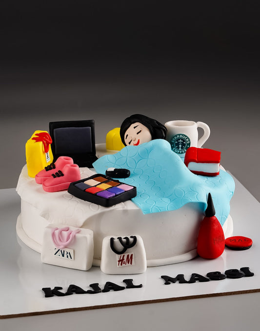 Lazy Beauty Cake for Girlfriend