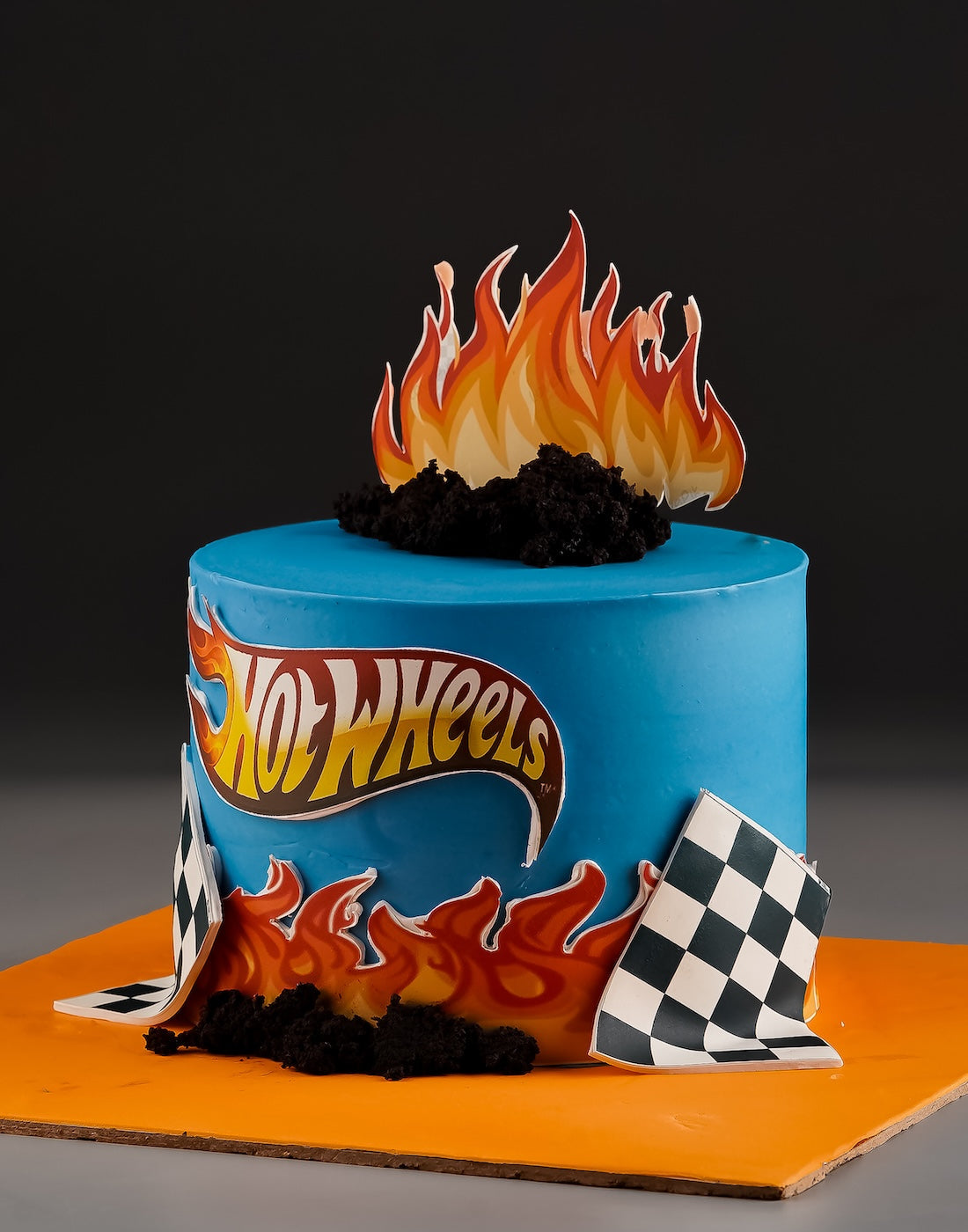 Hot Wheels Flame Cake