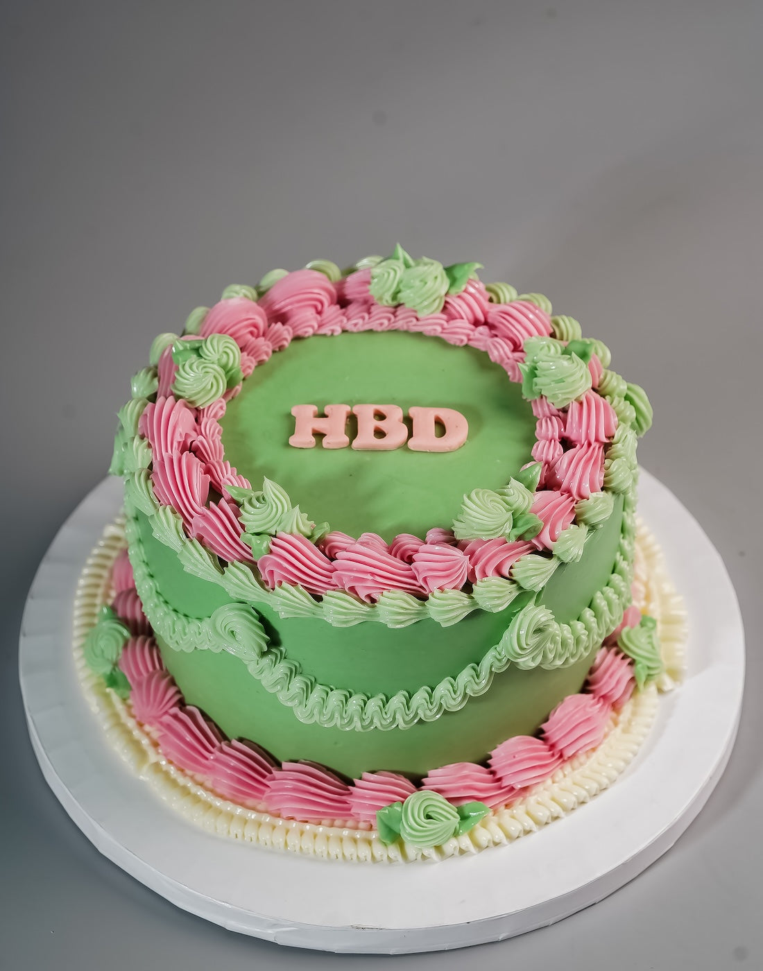 Floral Vintage Bday Cake