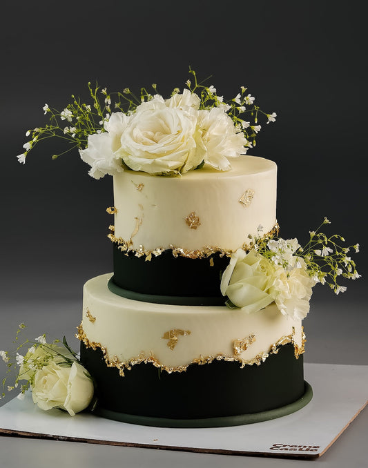 Wedding Ombre Cake - Creme Castle