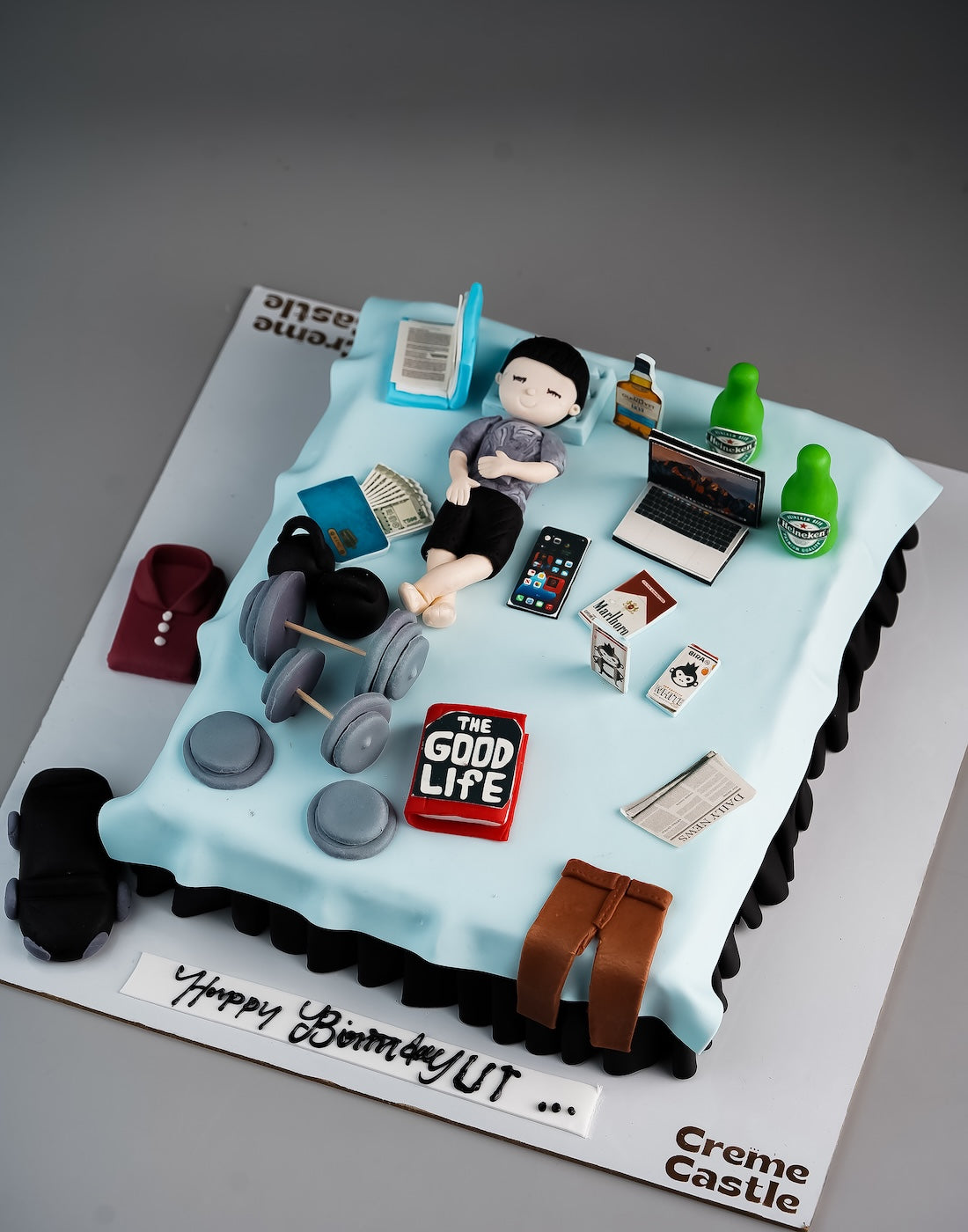 Lazy Cool Boy Cake