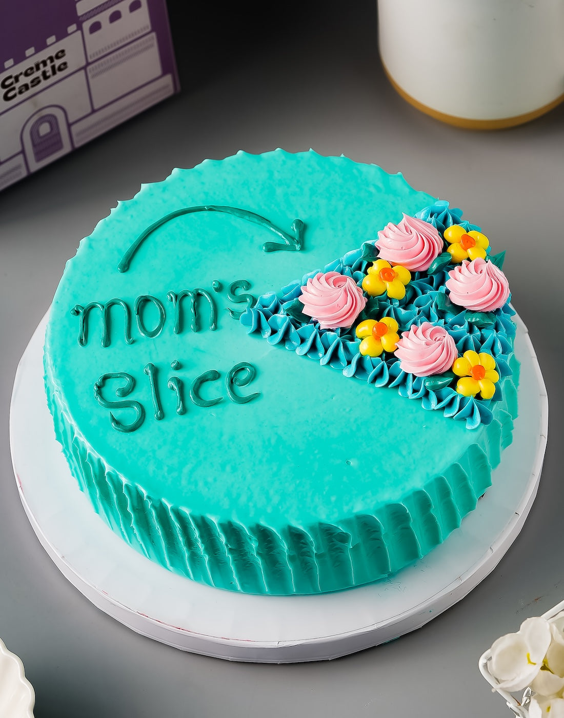 Special Mother's Day Moms Slice Cake