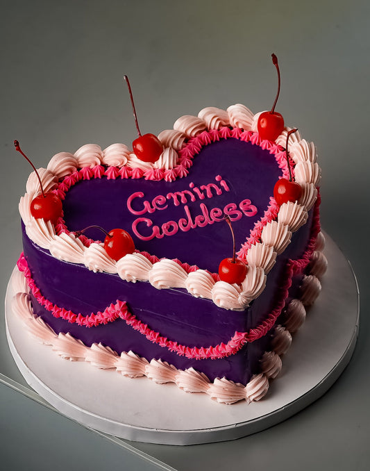 Gemini Horoscope Cake