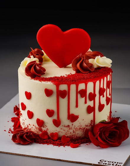Roses for Us Designer Cake