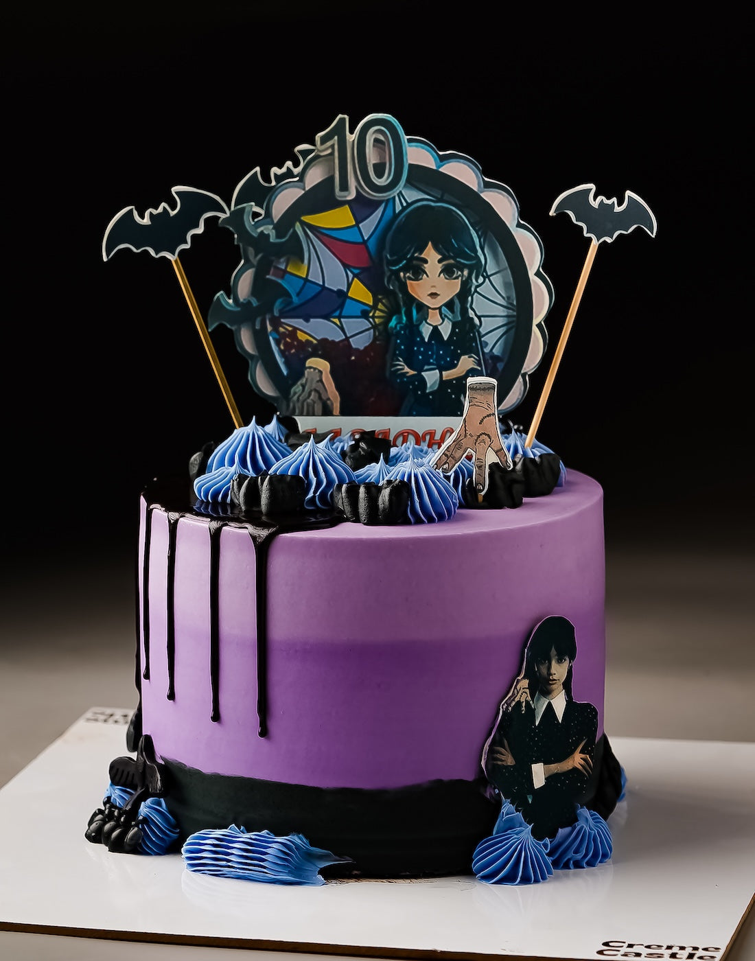 Wednesday Addams Mood Cake