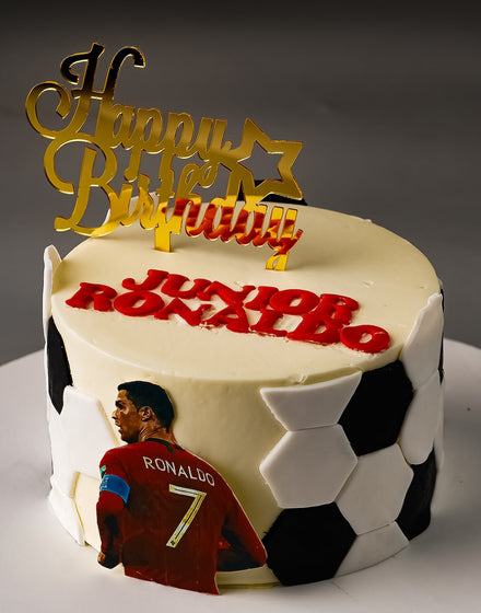 Order CR7 Birthday Goal Cake Online from Creme Castle
