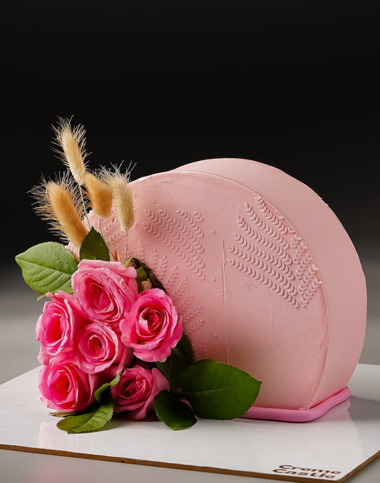 Upright Floral Bohemia Cake