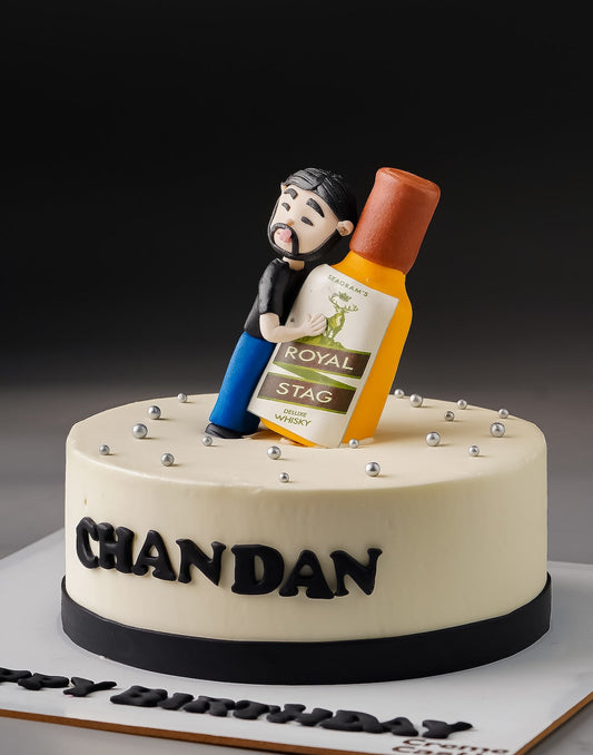 Drunk Theme Celebration Cake