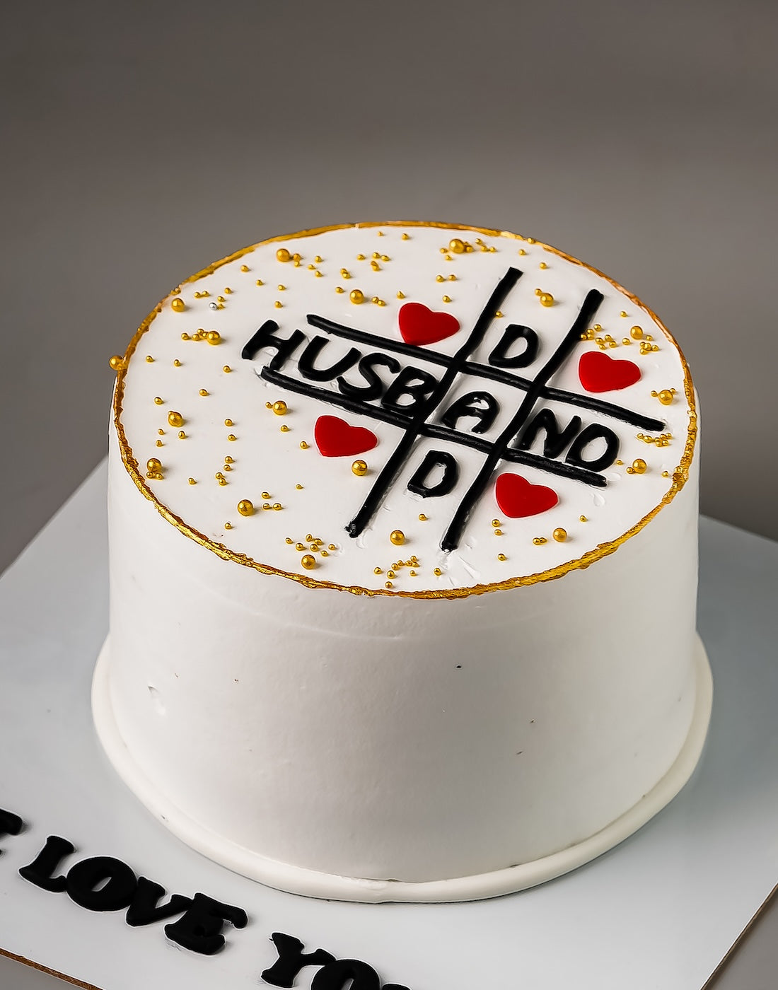 Husband Theme Celebration Cake