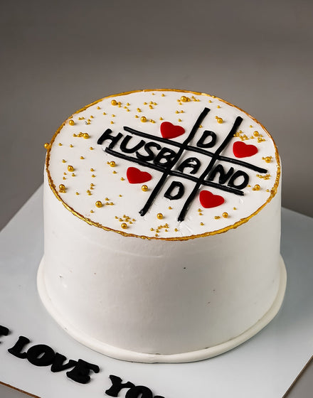 Husband Theme Celebration Cake