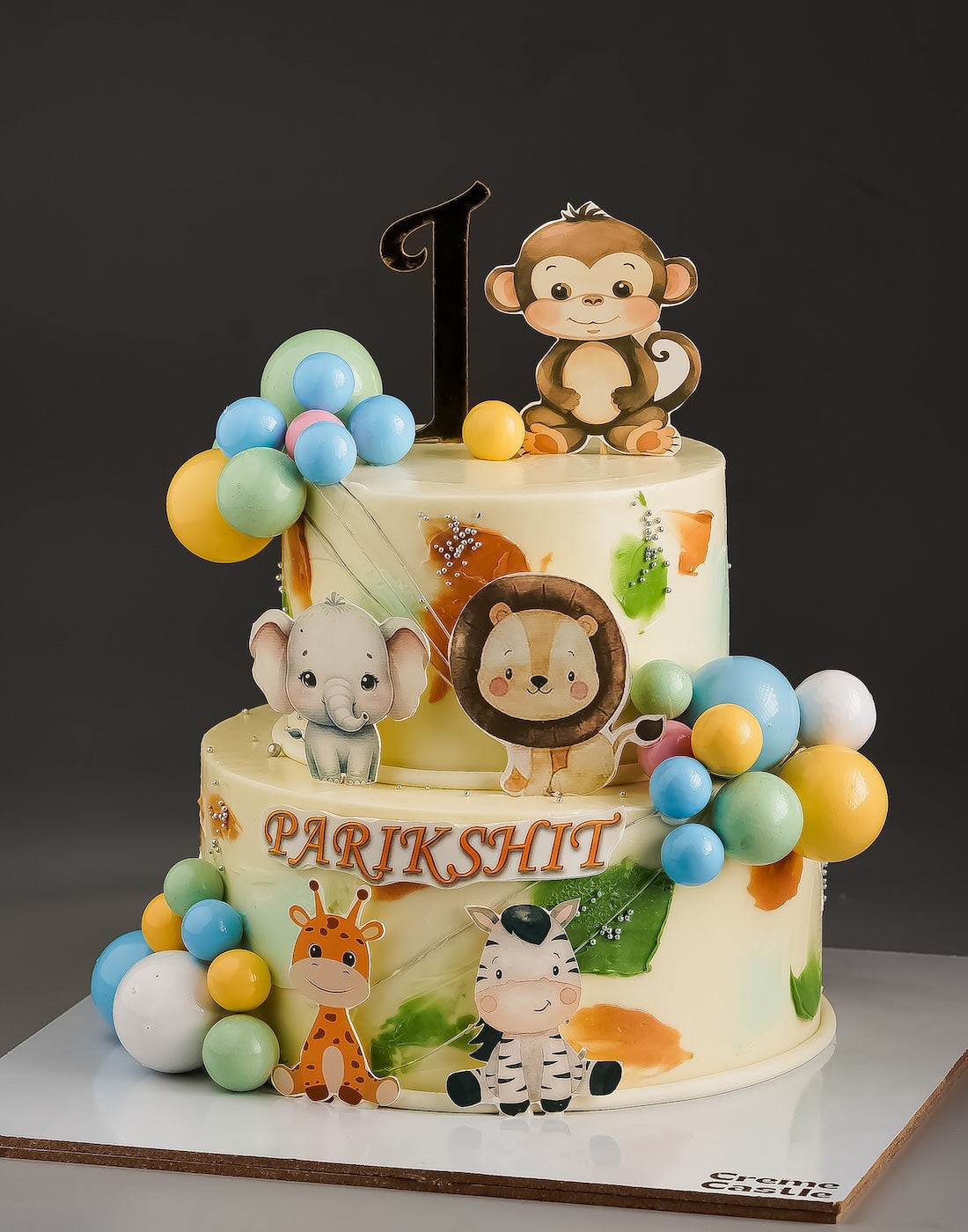 Jungle Fun Tier Cake