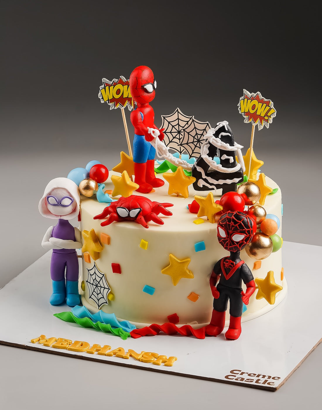 Spiderverse Theme Cake