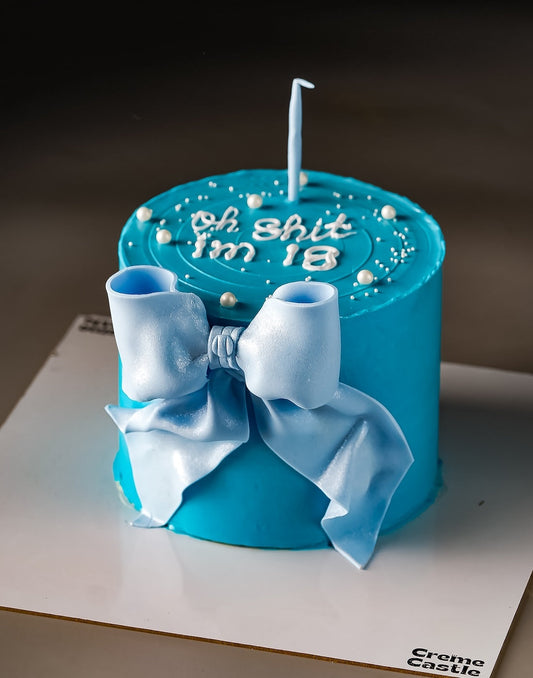 Gen Z Ribbon Bow Cake