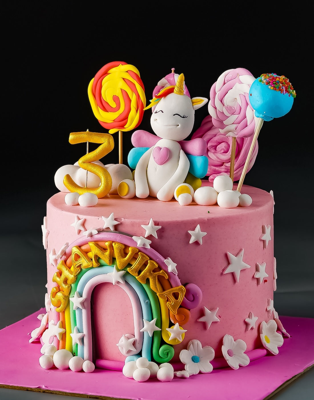 Unicorn n Rainbow My Little Pony Cake