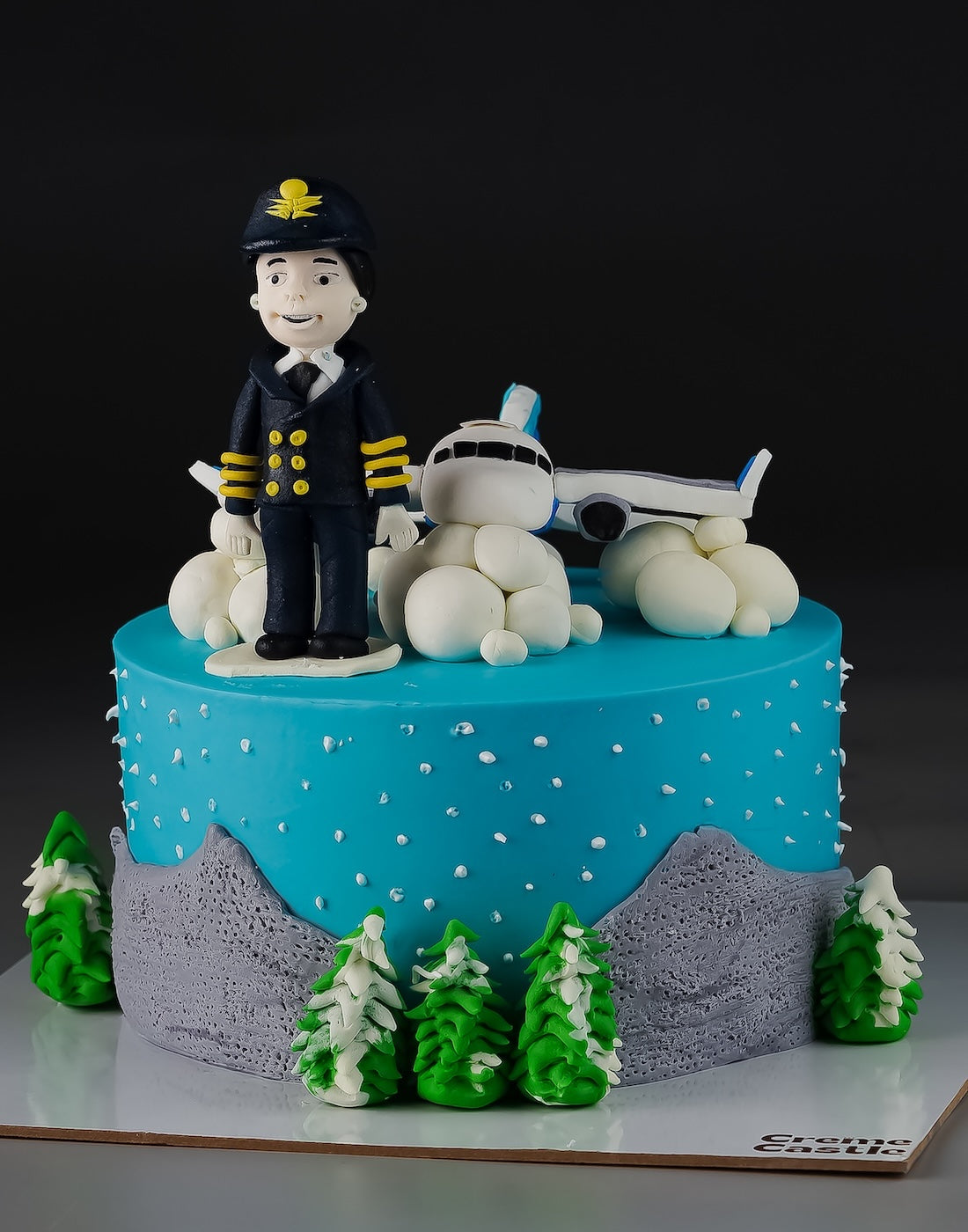 Blue Sky Captain Cake