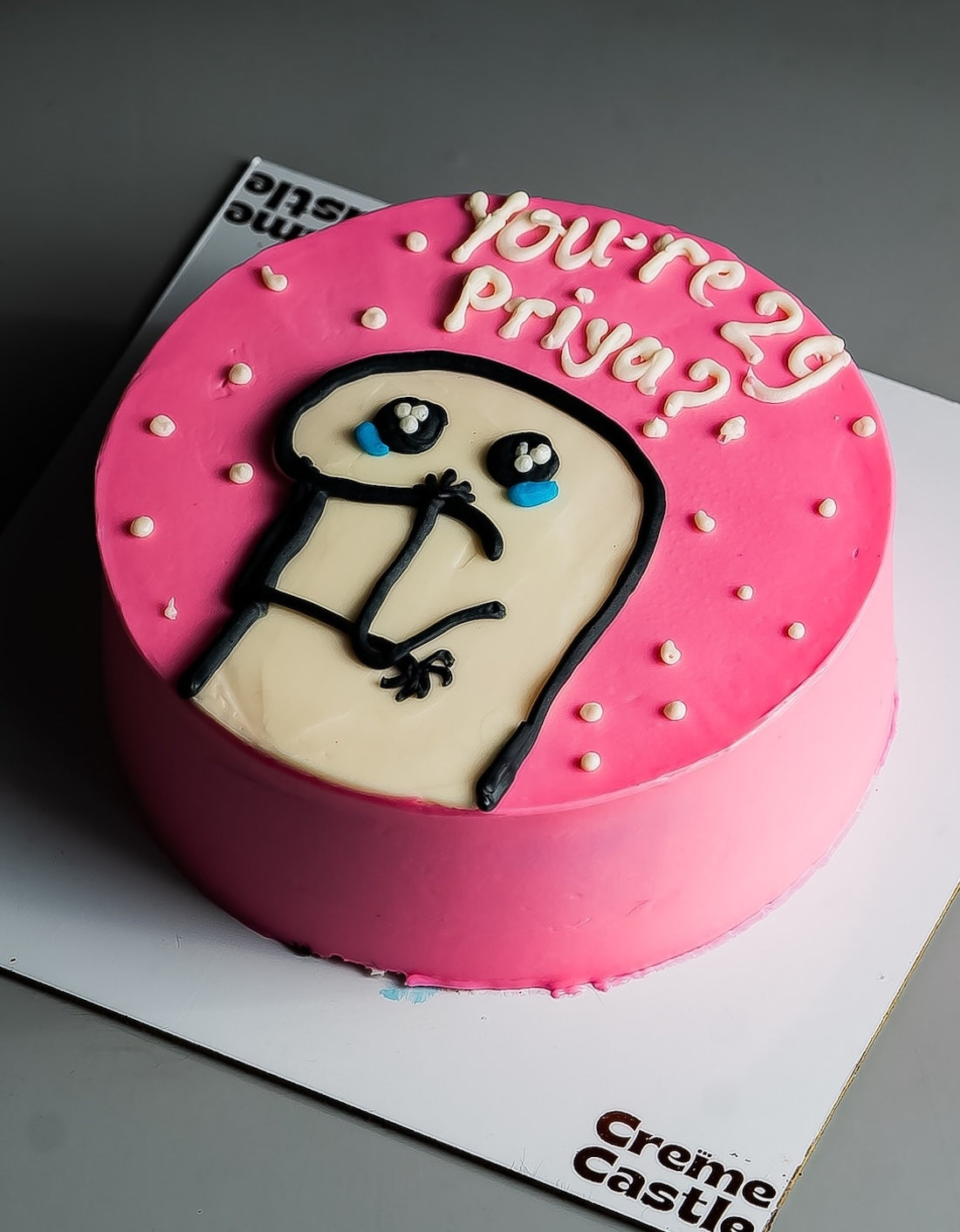 Gen Z Meme Mood Cake