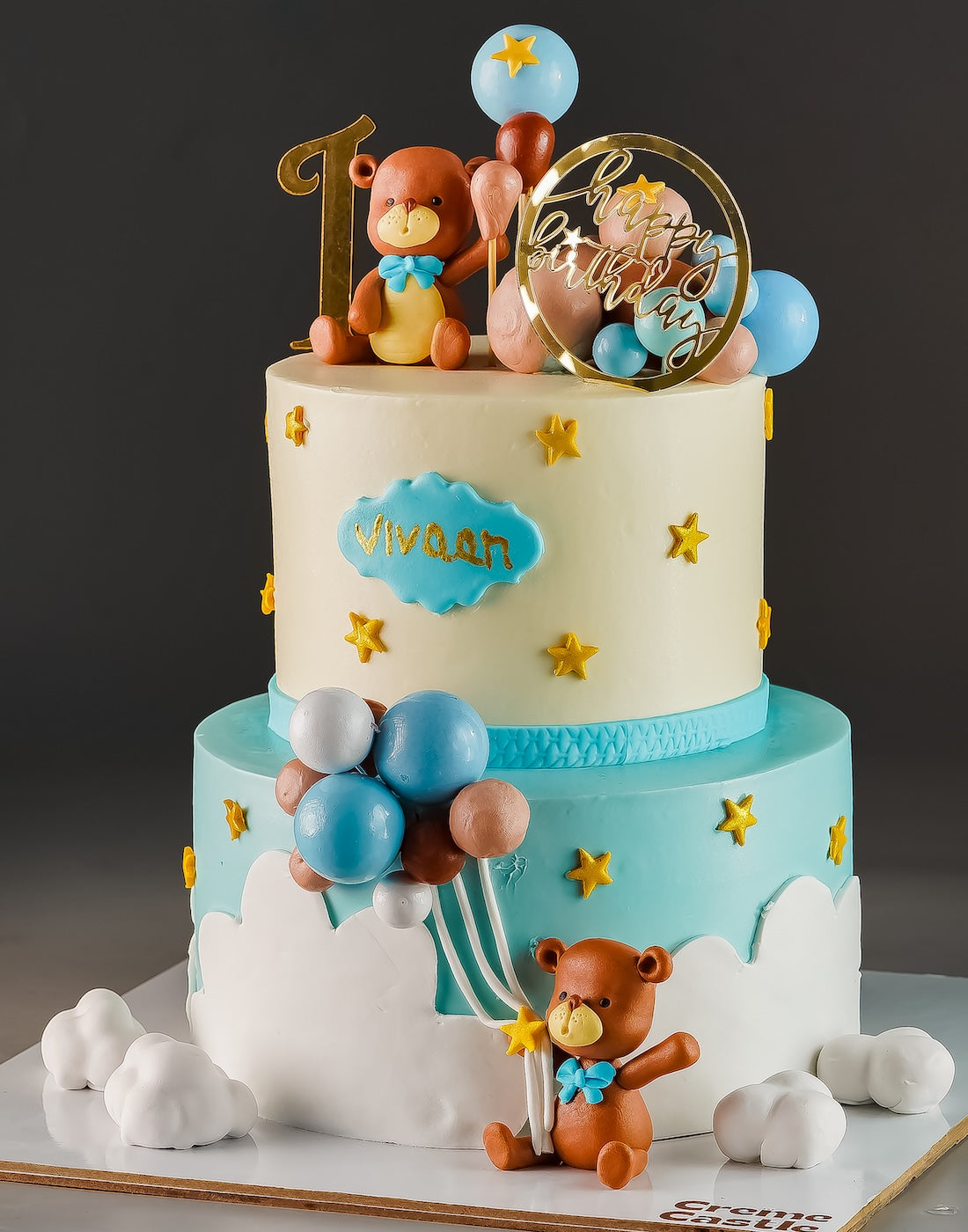 Balloon Teddy Celebration Cake