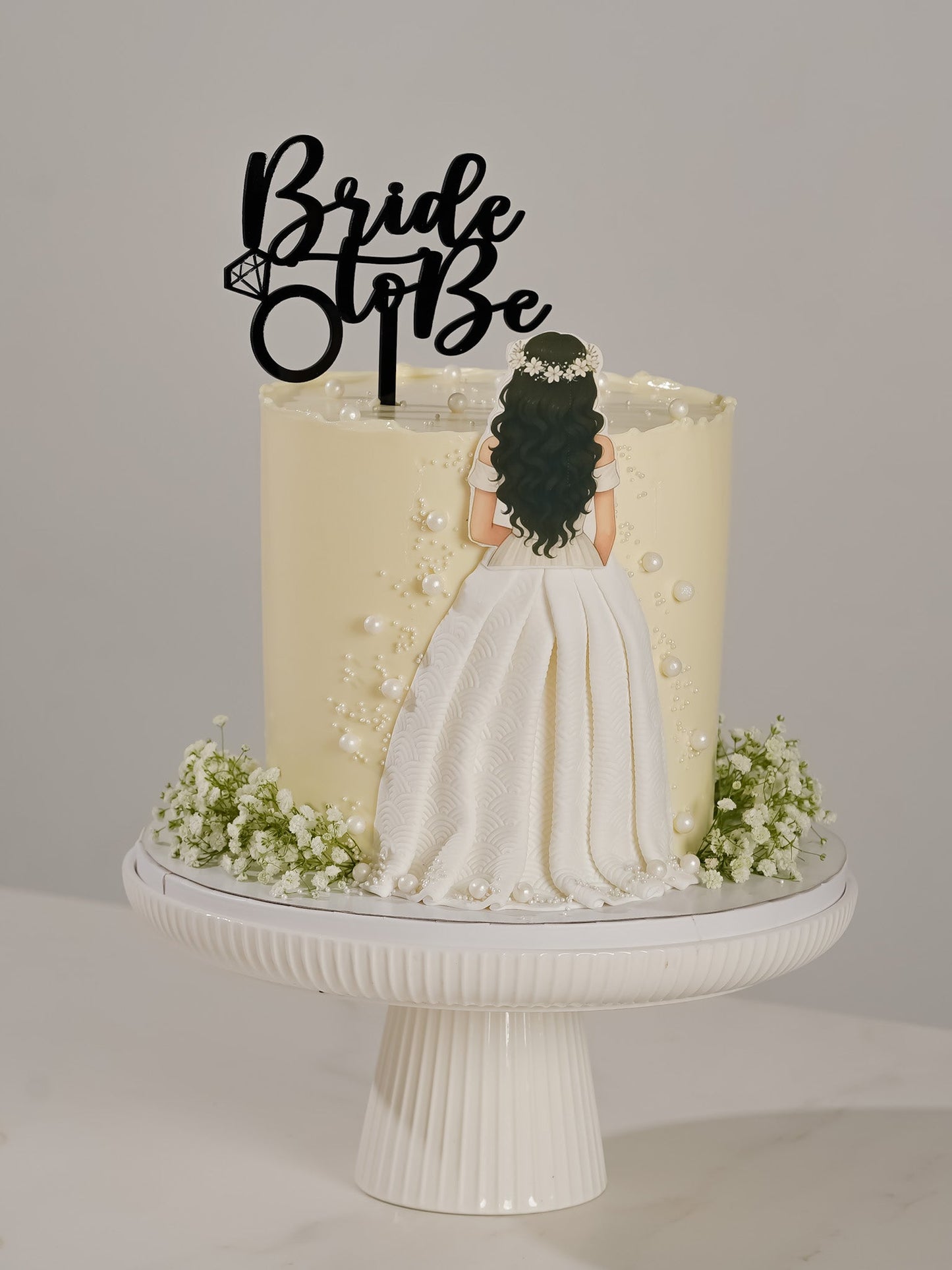 Blossom Bride to Be Cake