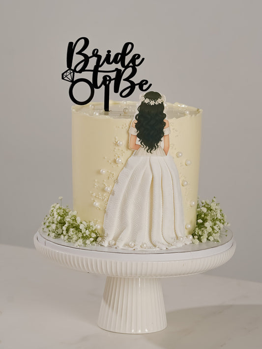 Blossom Bride to Be Cake