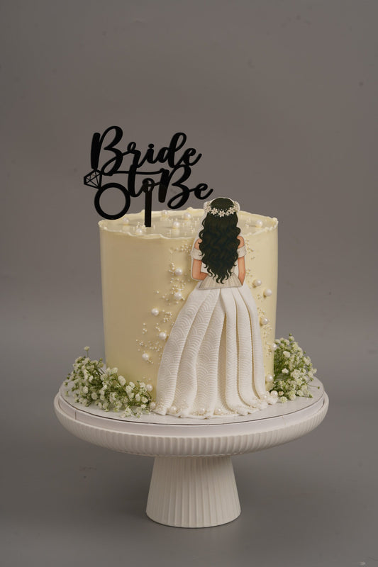 Blossom Bride to Be Cake